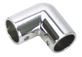 6176C – WHITECAP IND Boat Rail Fitting, Elbow Base 90 Degree Angle Stainless Steel Silver 1 Inch Tube Outside Diamete...